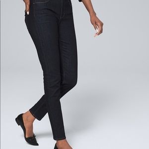 White House black market Skinny Ankle Dark Wash Jeans Size 2